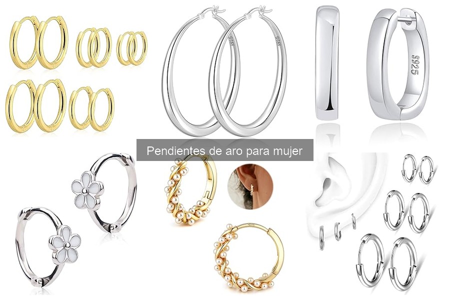 Tipos de pendientes de aro para mujer según la ocasión