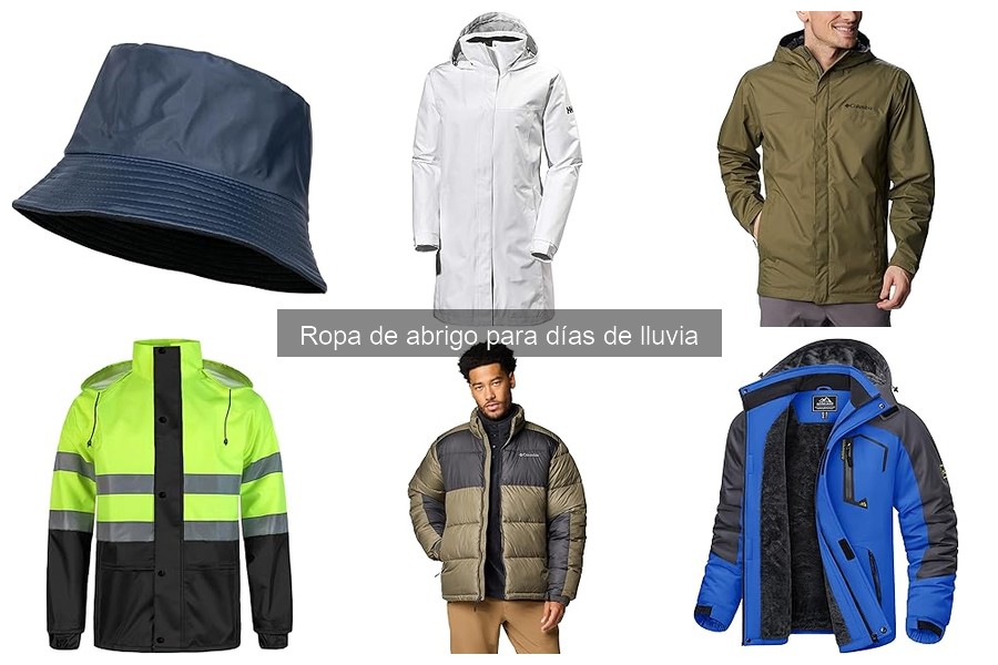 Tipos de ropa de abrigo impermeable para días de lluvia