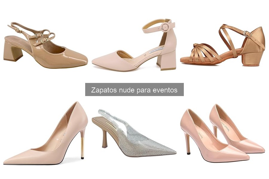 Tipos de zapatos nude para eventos: guía y estilos