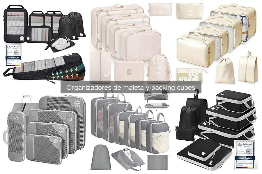 Todo sobre organizadores de maleta y packing cubes
