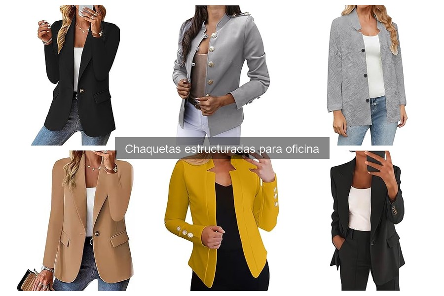 Ventajas de Chaquetas Estructuradas para Oficina