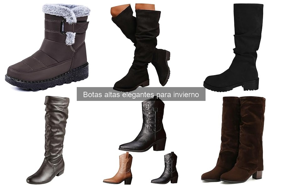 Ventajas de usar botas altas elegantes en invierno