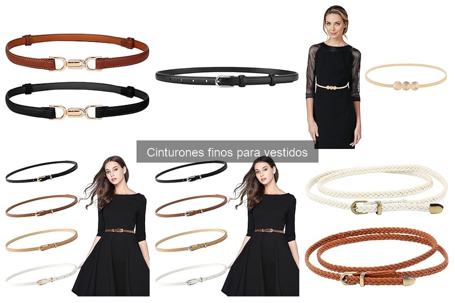 Ventajas de usar cinturones finos con vestidos elegantes