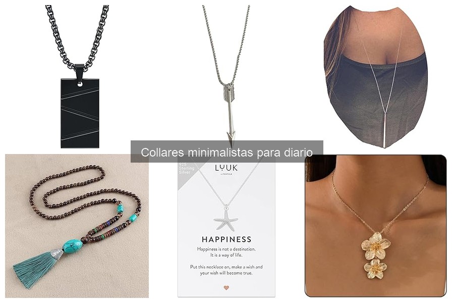Ventajas de usar collares minimalistas a diario
