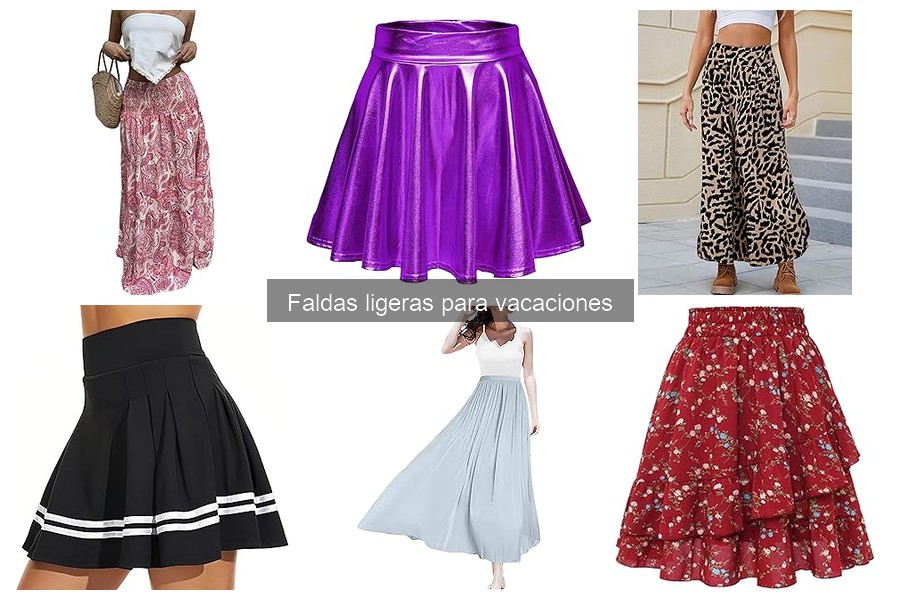 Ventajas de usar faldas ligeras en vacaciones: estilo y comodidad
