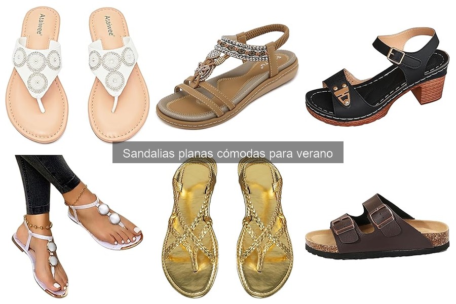 Ventajas de usar sandalias planas cómodas en verano