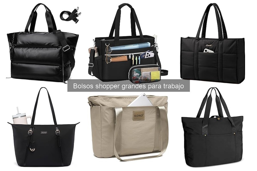 Ventajas de usar un bolso shopper grande en el trabajo