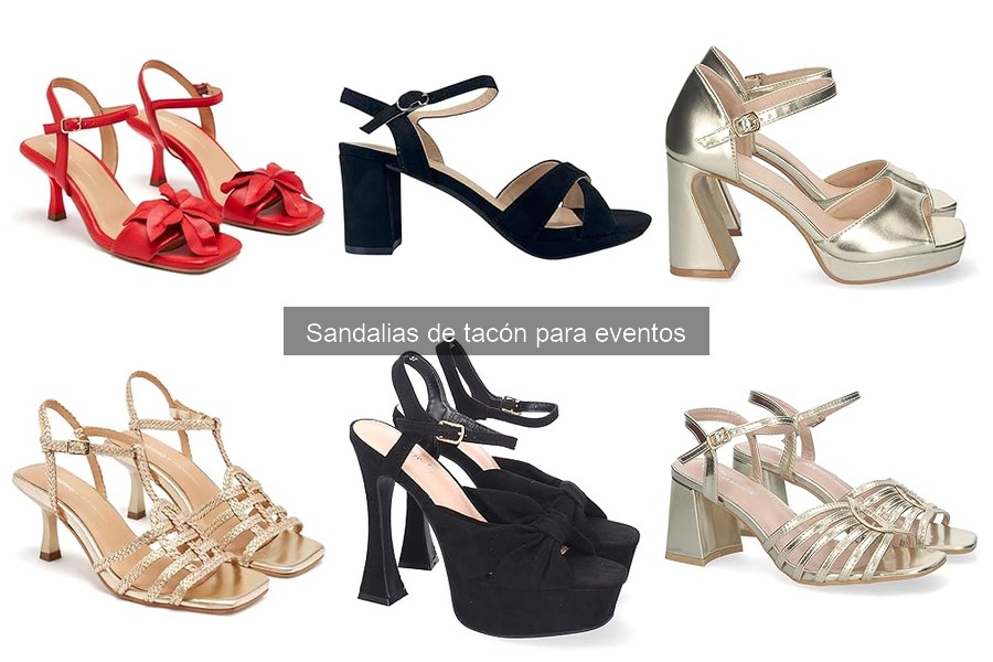 ** Ventajas y desventajas de las sandalias de tacón para eventos