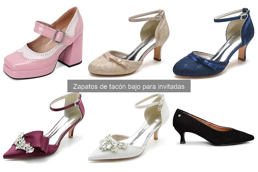 Ventajas y Desventajas de los Zapatos de Tacón Bajo para Invitadas