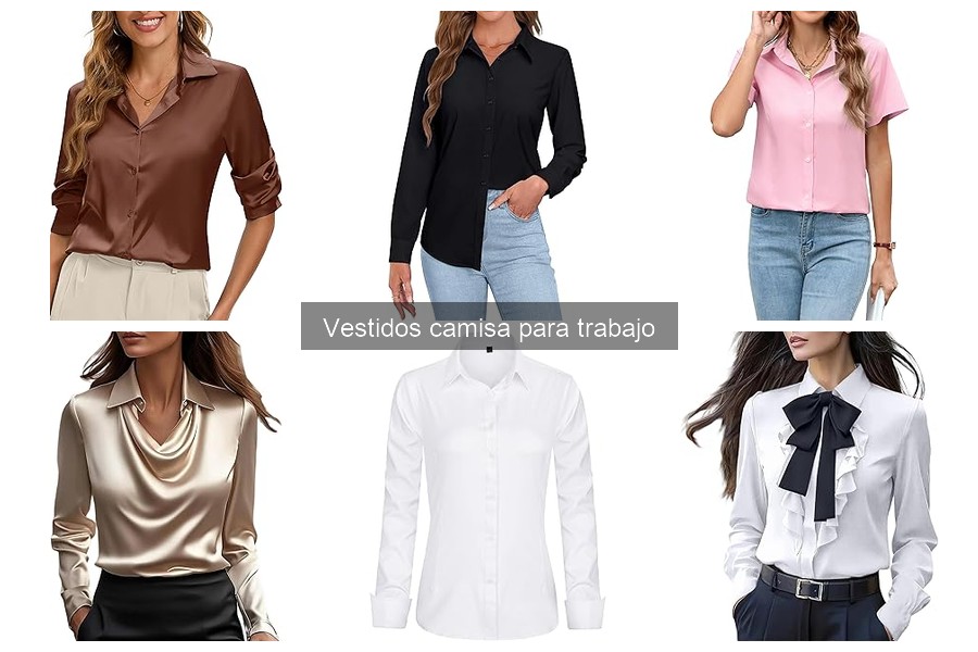 Vestidos camisa para trabajo: ¿Qué son y cómo usarlos?