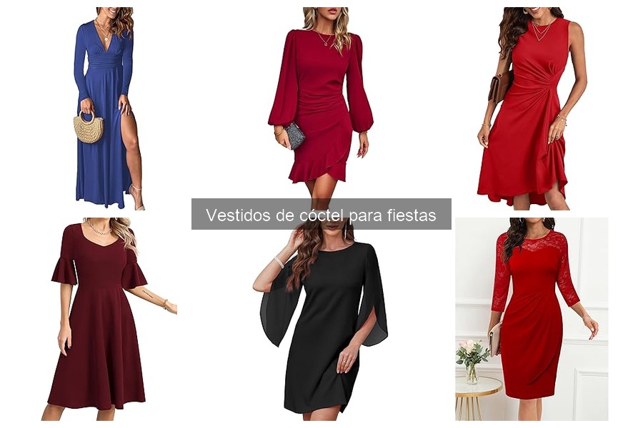 Vestidos de Cóctel que Favorecen Mujeres Curvadas