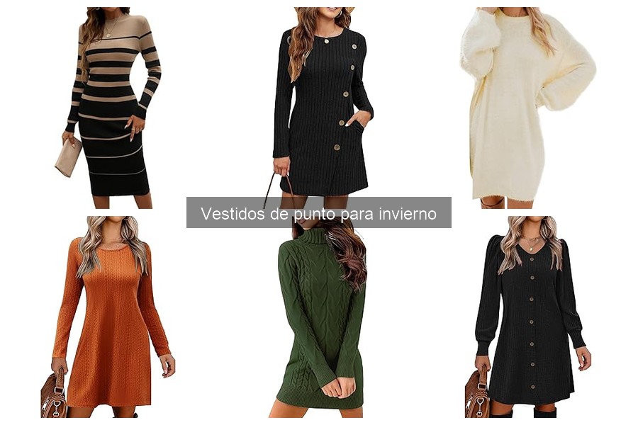 Vestidos de punto para invierno: características y ventajas