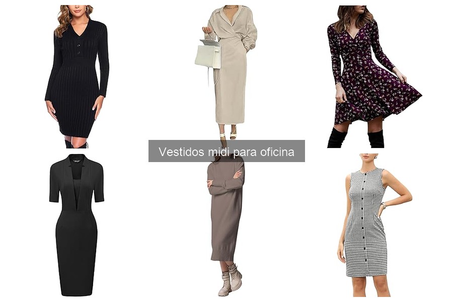 Vestidos midi para oficina: comodidad y movilidad