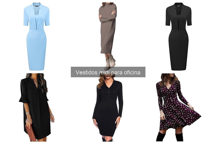 Vestidos midi para oficina en tallas grandes: ¡Estilo y comodidad!