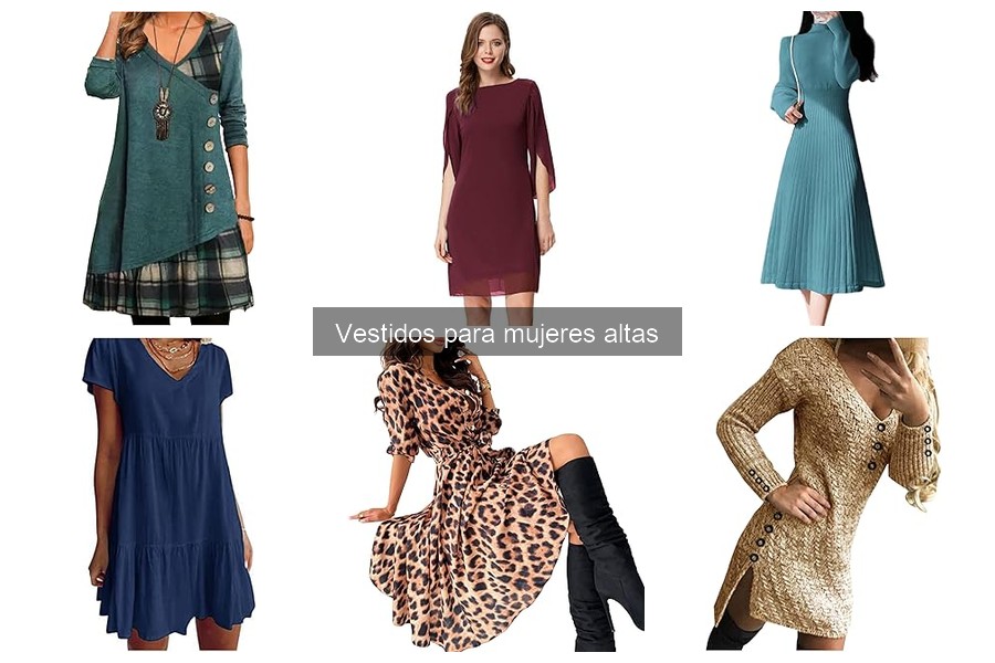 Vestidos para mujeres altas: estilos para cada ocasión