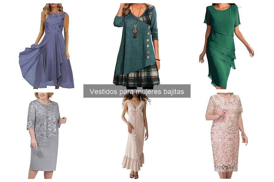 Vestidos para Ocasiones Especiales Mujer Bajitas