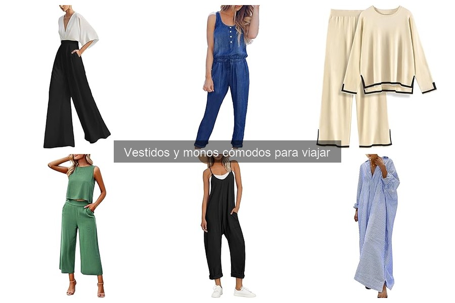 Vestidos y monos de viaje que no se arrugan: ¡Descubre los mejores!