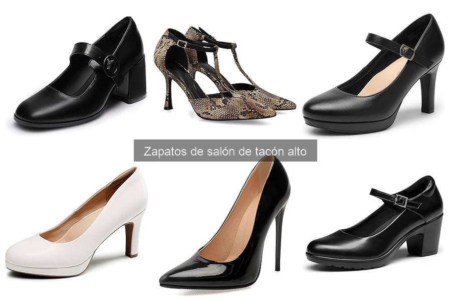 Zapatos de salón de tacón alto recomendados para eventos formales
