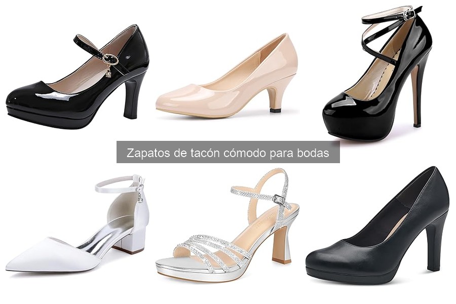 Zapatos de tacón cómodo para bodas: guía y beneficios